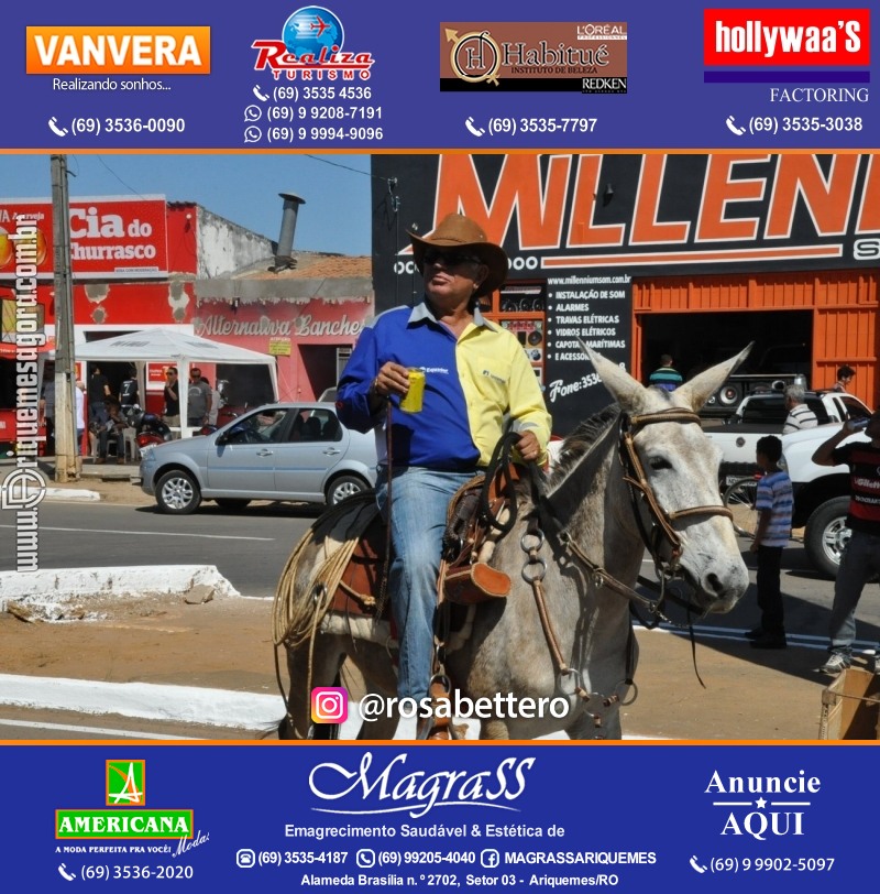VAMOS LEMBRAR – EXPOARI 2013 - Cavalgada & Galera & Abertura & Equipe 7 Boi - DIA