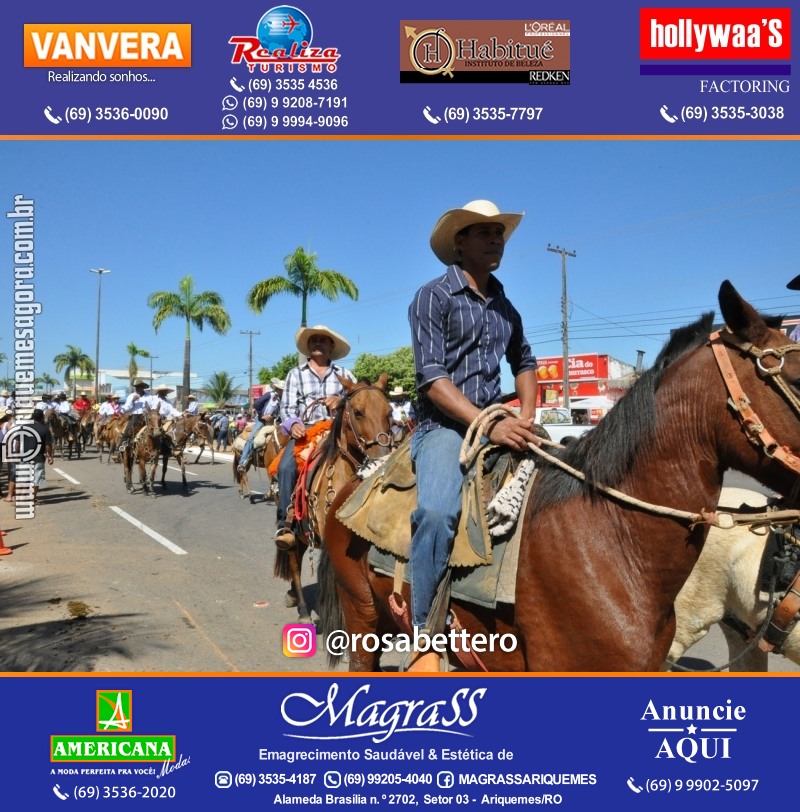 VAMOS LEMBRAR – EXPOARI 2013 - Cavalgada & Galera & Abertura & Equipe 7 Boi - DIA