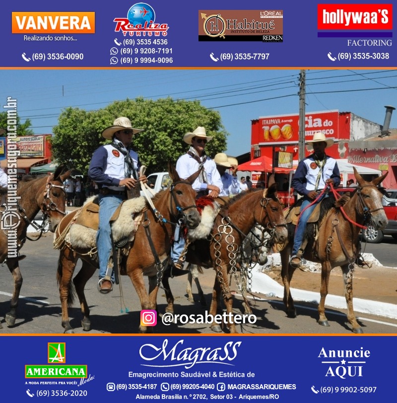 VAMOS LEMBRAR – EXPOARI 2013 - Cavalgada & Galera & Abertura & Equipe 7 Boi - DIA