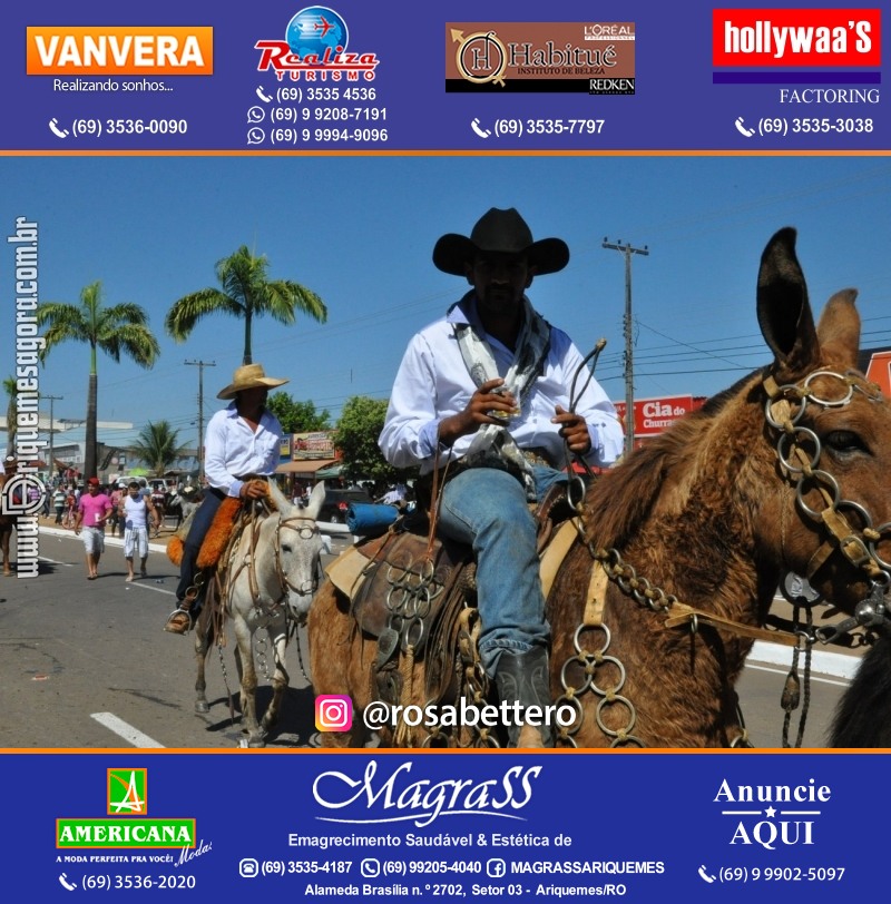 VAMOS LEMBRAR – EXPOARI 2013 - Cavalgada & Galera & Abertura & Equipe 7 Boi - DIA