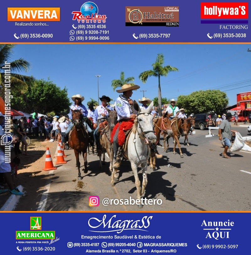 VAMOS LEMBRAR – EXPOARI 2013 - Cavalgada & Galera & Abertura & Equipe 7 Boi - DIA