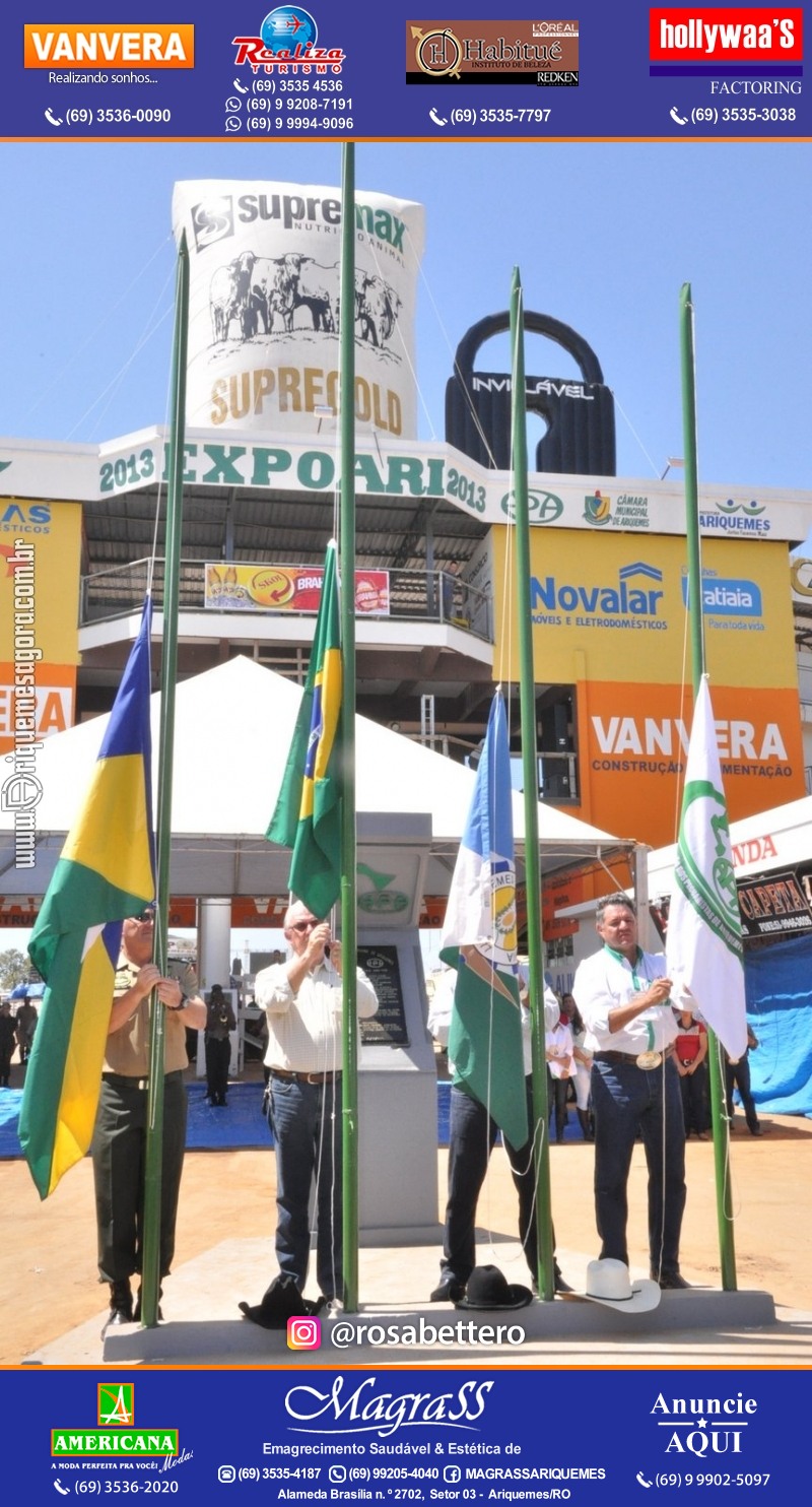 VAMOS LEMBRAR – EXPOARI 2013 - Cavalgada & Galera & Abertura & Equipe 7 Boi - DIA