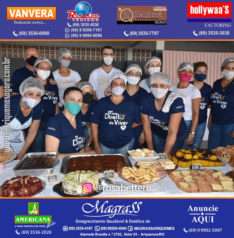 12º Leilão Direito de Viver em Ariquemes Rondônia - CAFÉ DO AMOR em prol do hospital do amor