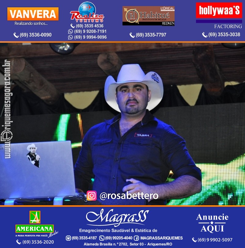 VAMOS LEMBRAR Cowboy Eletrônico 2014 na V8 Ariquemes