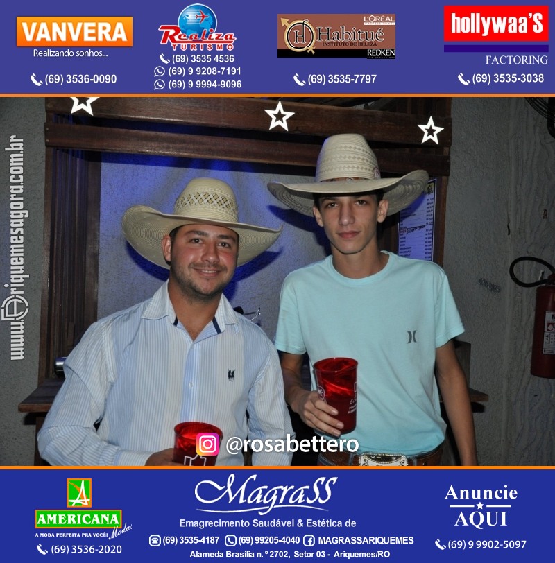 VAMOS LEMBRAR Cowboy Eletrônico 2014 na V8 Ariquemes