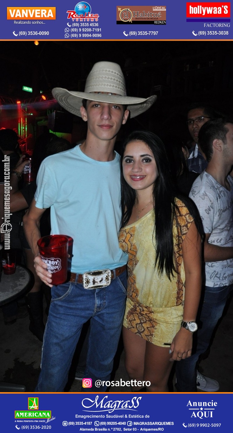 VAMOS LEMBRAR Cowboy Eletrônico 2014 na V8 Ariquemes