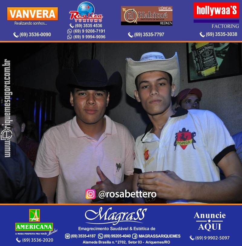 VAMOS LEMBRAR Cowboy Eletrônico 2014 na V8 Ariquemes