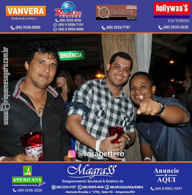 VAMOS LEMBRAR Cowboy Eletrônico 2014 na V8 Ariquemes