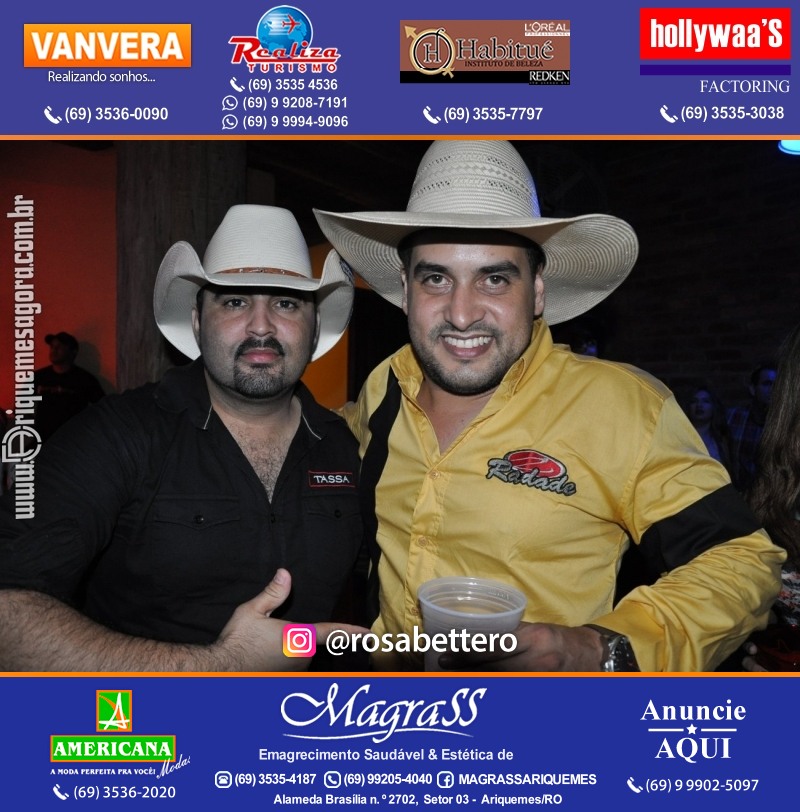 VAMOS LEMBRAR Cowboy Eletrônico 2014 na V8 Ariquemes