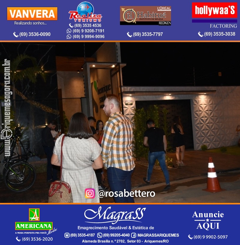 Aniversário 01 ano Escritório de Henrique Santana Arquitetura & Interiores em Ariquemes Rondônia