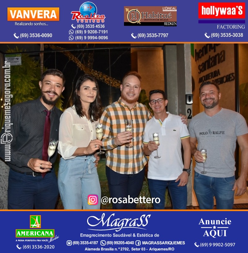 Aniversário 01 ano Escritório de Henrique Santana Arquitetura & Interiores em Ariquemes Rondônia
