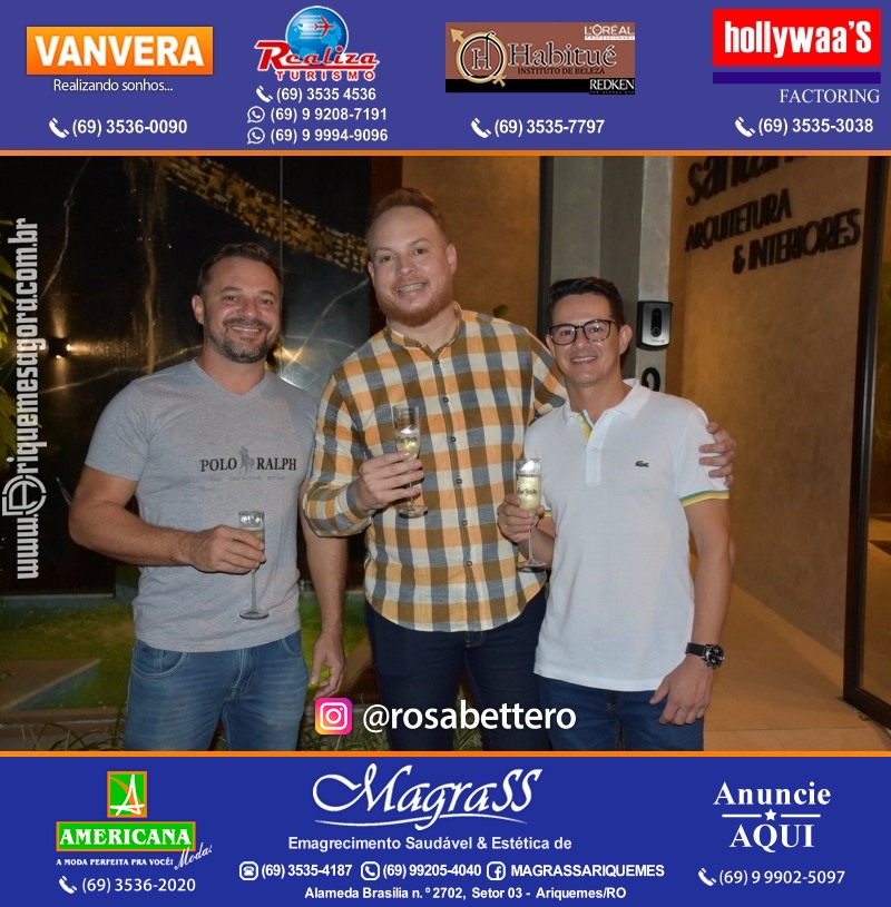 Aniversário 01 ano Escritório de Henrique Santana Arquitetura & Interiores em Ariquemes Rondônia
