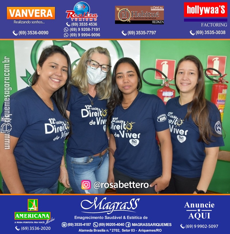 12º Leilão Direito de Viver em Ariquemes em Prol Hospital do amor de Rondônia