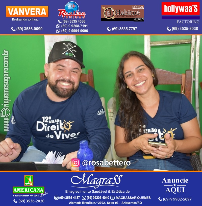 12º Leilão Direito de Viver em Ariquemes em Prol Hospital do amor de Rondônia