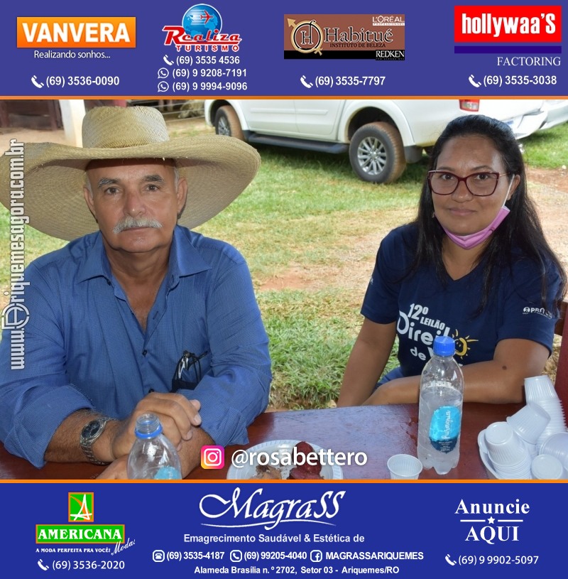 12º Leilão Direito de Viver em Ariquemes em Prol Hospital do amor de Rondônia