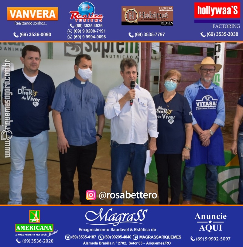 12º Leilão Direito de Viver em Ariquemes em Prol Hospital do amor de Rondônia