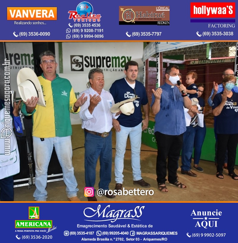 12º Leilão Direito de Viver em Ariquemes em Prol Hospital do amor de Rondônia