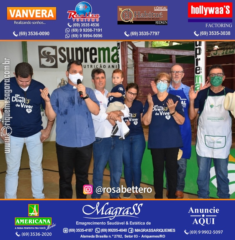 12º Leilão Direito de Viver em Ariquemes em Prol Hospital do amor de Rondônia