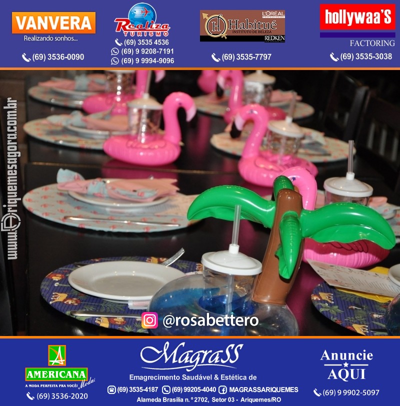 Aniversário Débora Anjos na Garapeira Gastronomia Ariquemes