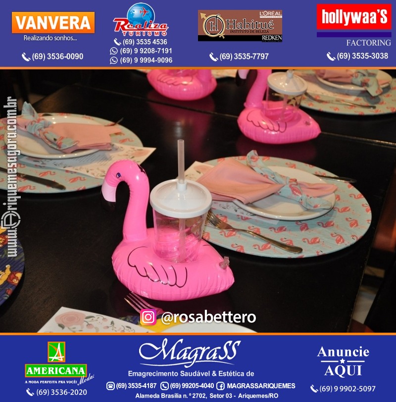 Aniversário Débora Anjos na Garapeira Gastronomia Ariquemes
