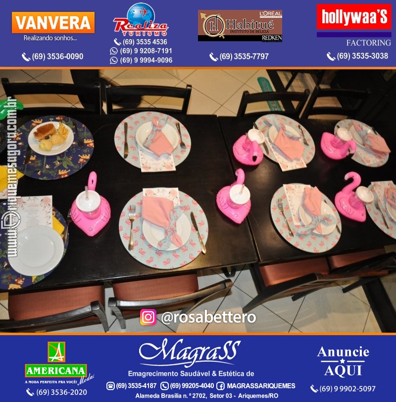 Aniversário Débora Anjos na Garapeira Gastronomia Ariquemes