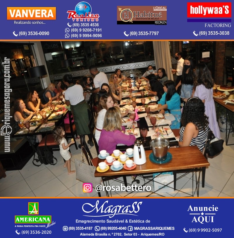 Aniversário Débora Anjos na Garapeira Gastronomia Ariquemes