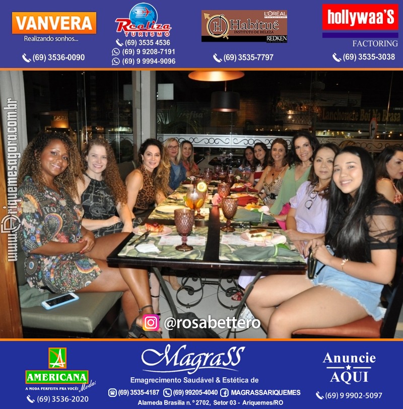 Aniversário Débora Anjos na Garapeira Gastronomia Ariquemes