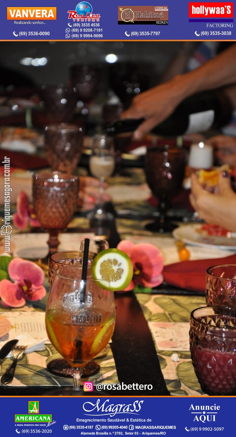Aniversário Débora Anjos na Garapeira Gastronomia Ariquemes