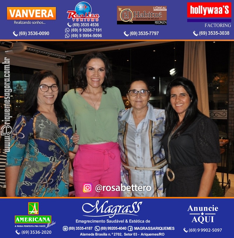 Aniversário Débora Anjos na Garapeira Gastronomia Ariquemes