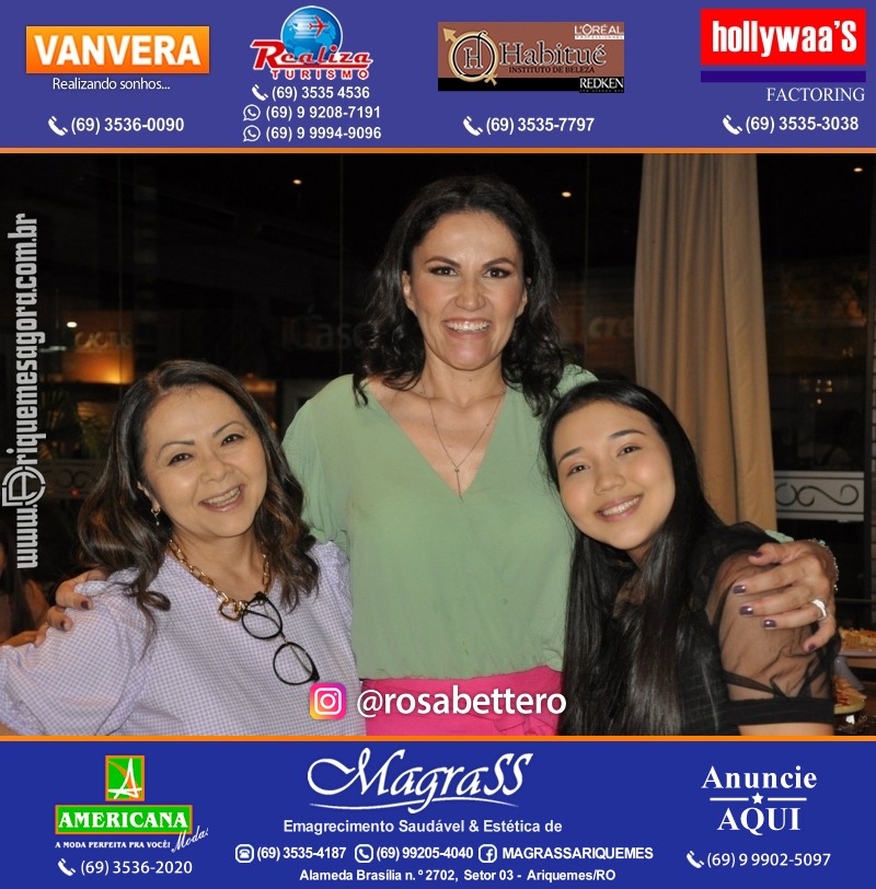 Aniversário Débora Anjos na Garapeira Gastronomia Ariquemes