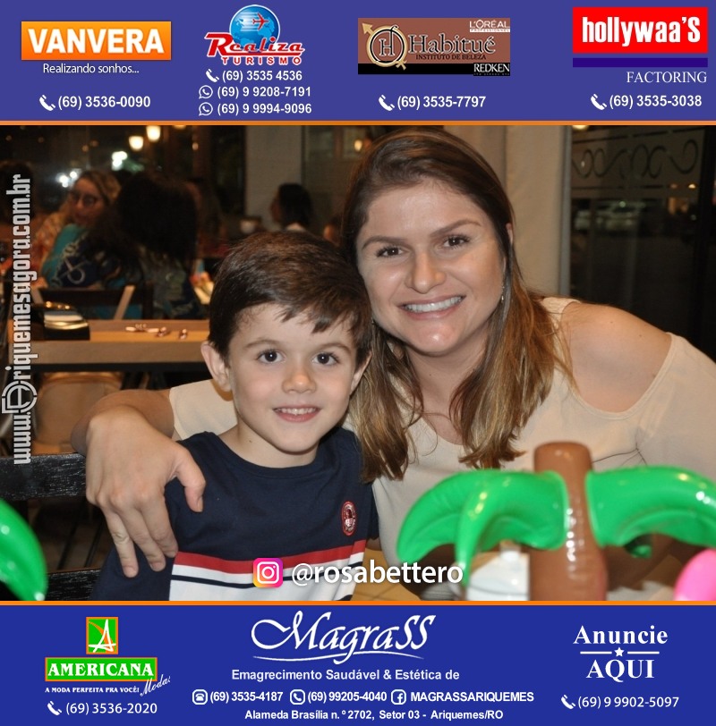 Aniversário Débora Anjos na Garapeira Gastronomia Ariquemes