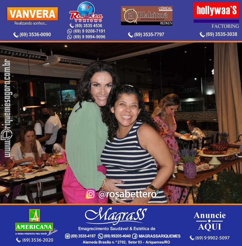 Aniversário Débora Anjos na Garapeira Gastronomia Ariquemes