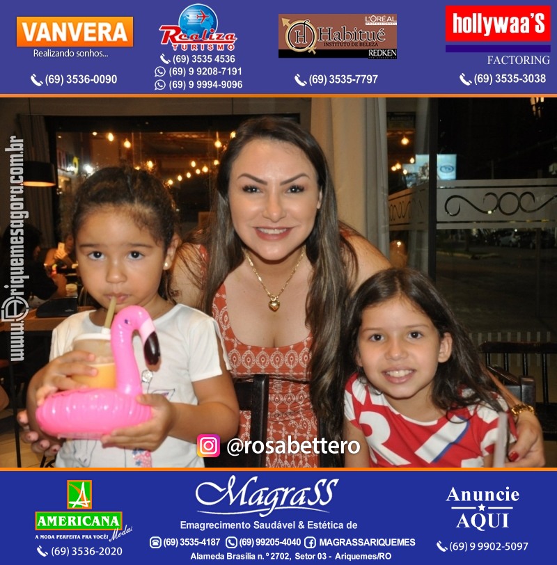 Aniversário Débora Anjos na Garapeira Gastronomia Ariquemes