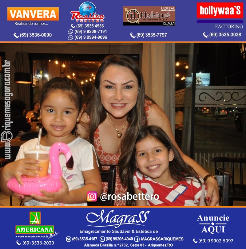 Aniversário Débora Anjos na Garapeira Gastronomia Ariquemes