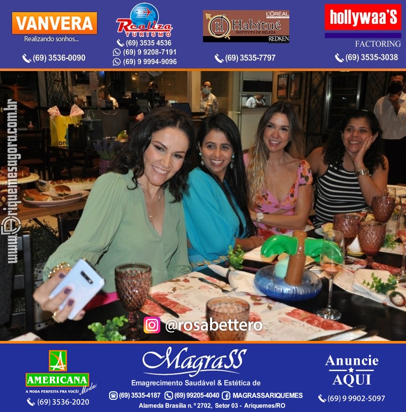 Aniversário Débora Anjos na Garapeira Gastronomia Ariquemes