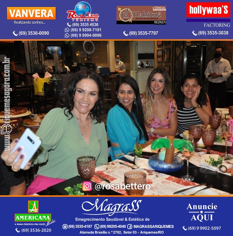 Aniversário Débora Anjos na Garapeira Gastronomia Ariquemes