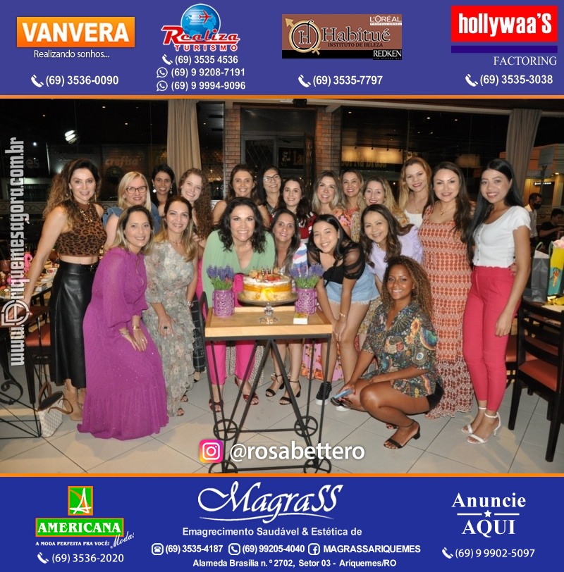 Aniversário Débora Anjos na Garapeira Gastronomia Ariquemes