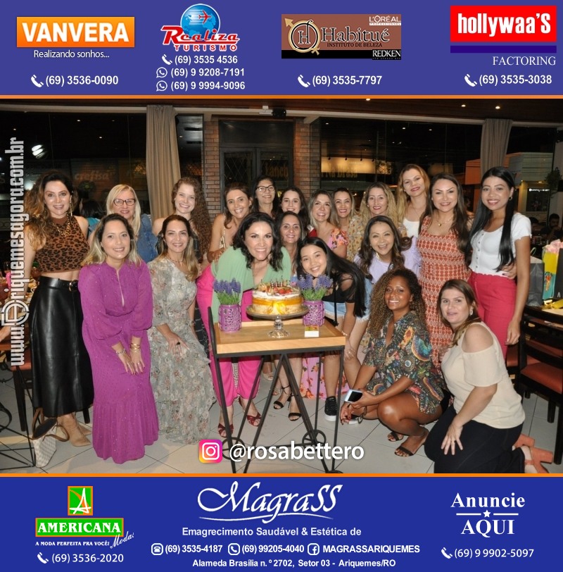 Aniversário Débora Anjos na Garapeira Gastronomia Ariquemes