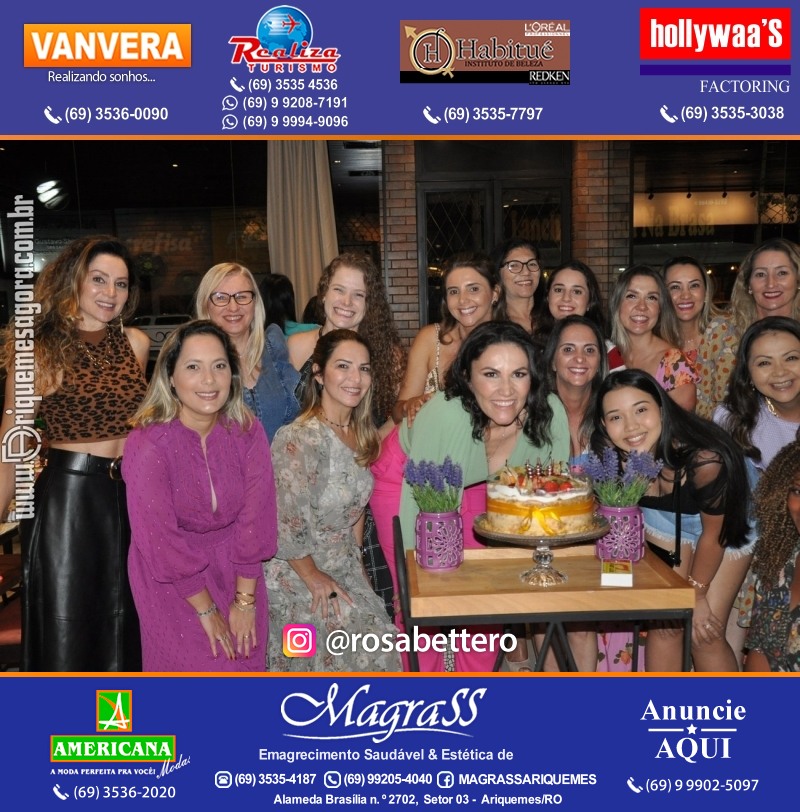 Aniversário Débora Anjos na Garapeira Gastronomia Ariquemes