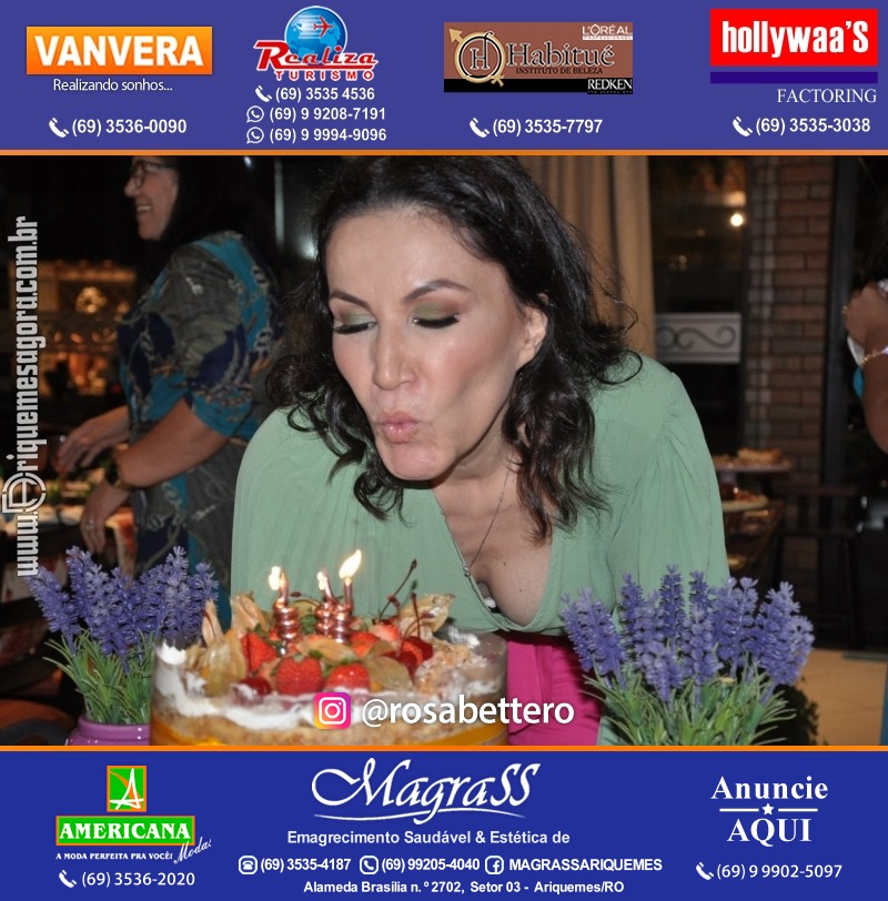 Aniversário Débora Anjos na Garapeira Gastronomia Ariquemes