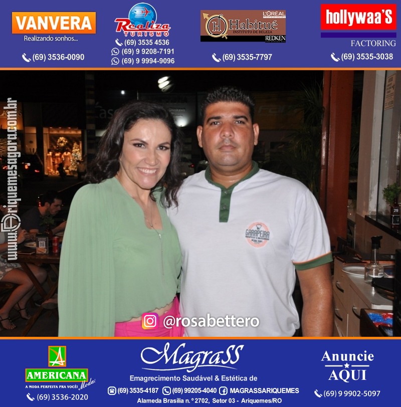 Aniversário Débora Anjos na Garapeira Gastronomia Ariquemes