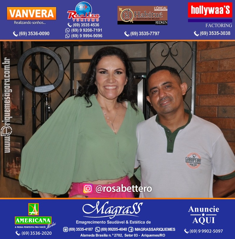 Aniversário Débora Anjos na Garapeira Gastronomia Ariquemes