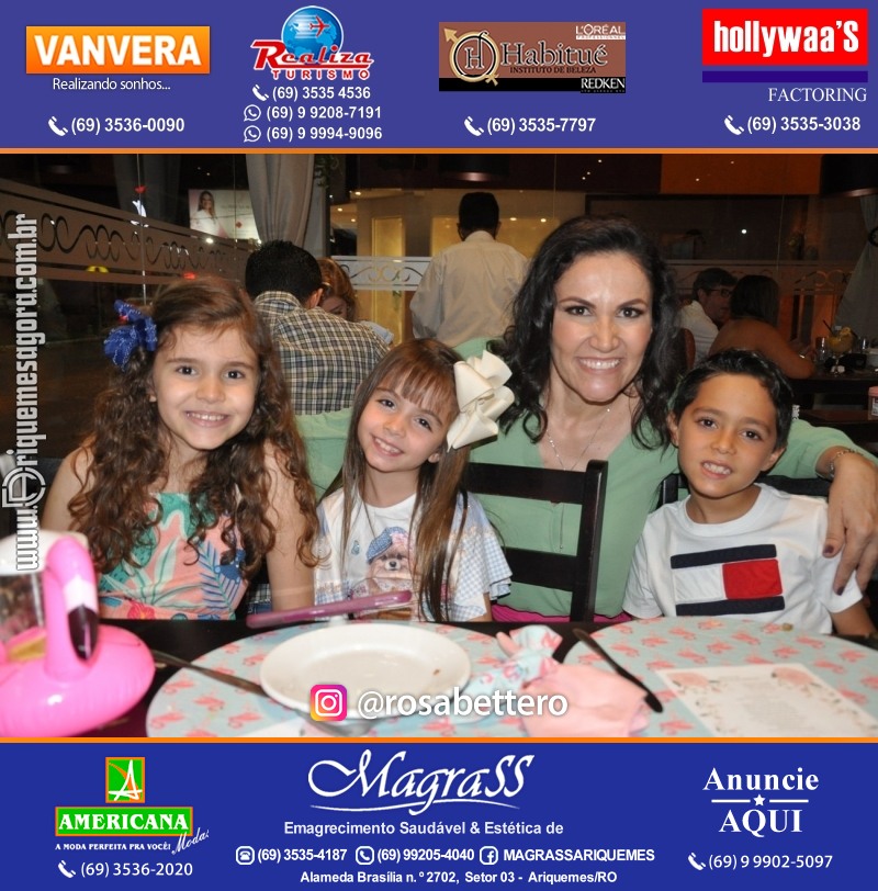 Aniversário Débora Anjos na Garapeira Gastronomia Ariquemes