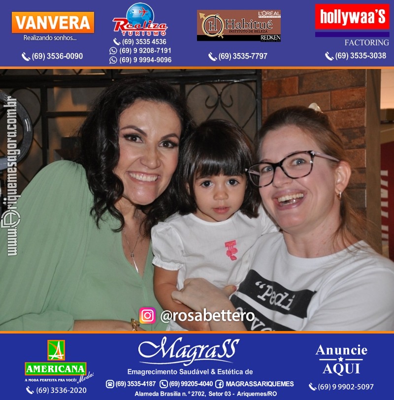 Aniversário Débora Anjos na Garapeira Gastronomia Ariquemes