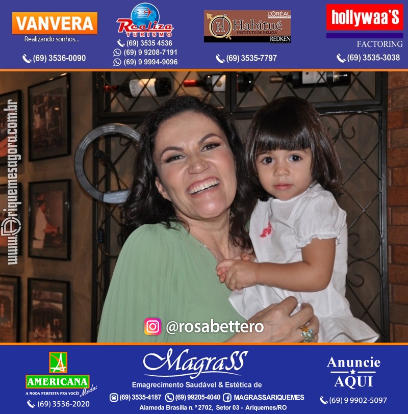 Aniversário Débora Anjos na Garapeira Gastronomia Ariquemes
