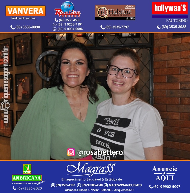 Aniversário Débora Anjos na Garapeira Gastronomia Ariquemes