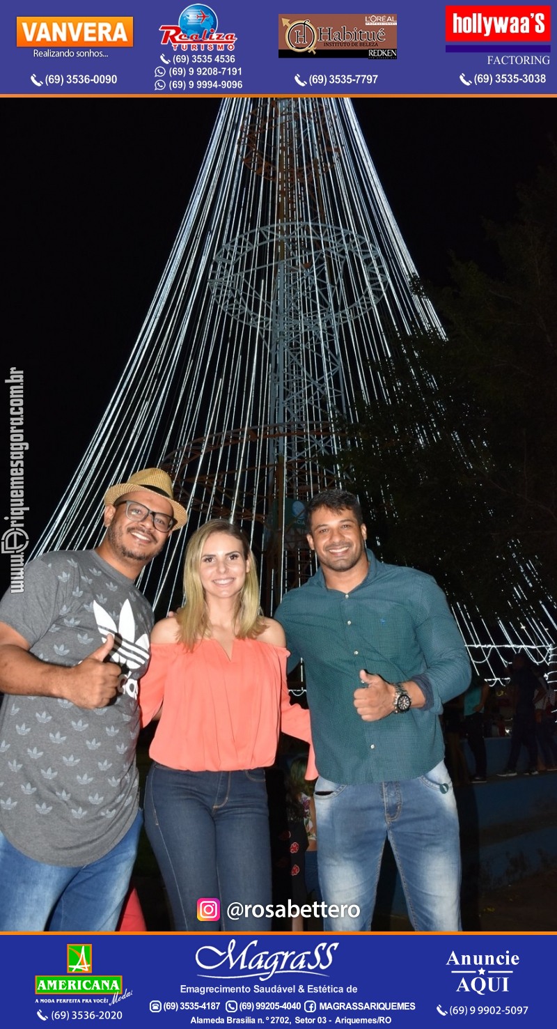 Inauguração Maior Árvore de Natal da REGIÃO NORTE! "NATAL LUZ" Ariquemes Rondônia