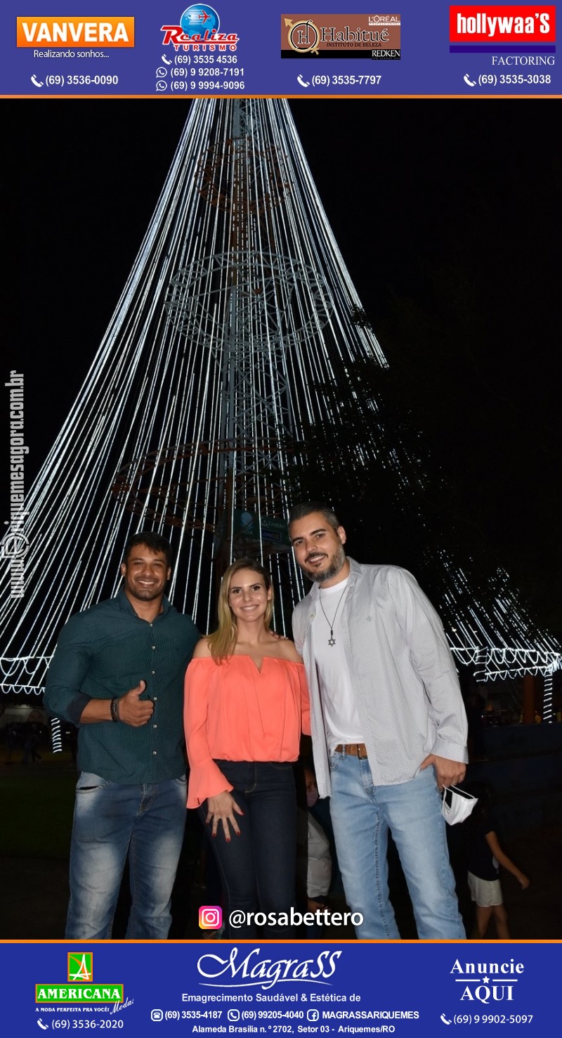 Inauguração Maior Árvore de Natal da REGIÃO NORTE! "NATAL LUZ" Ariquemes Rondônia