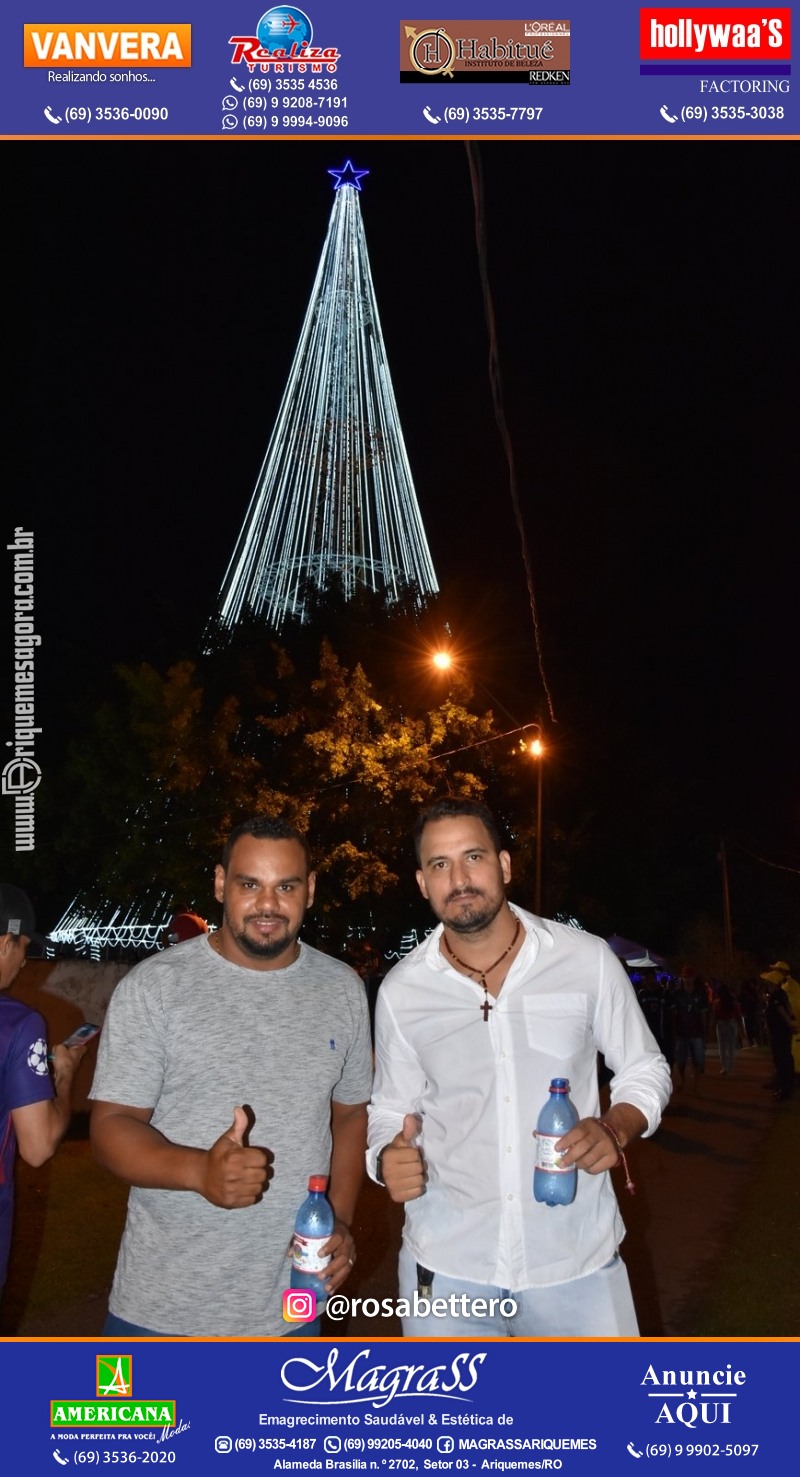 Inauguração Maior Árvore de Natal da REGIÃO NORTE! "NATAL LUZ" Ariquemes Rondônia