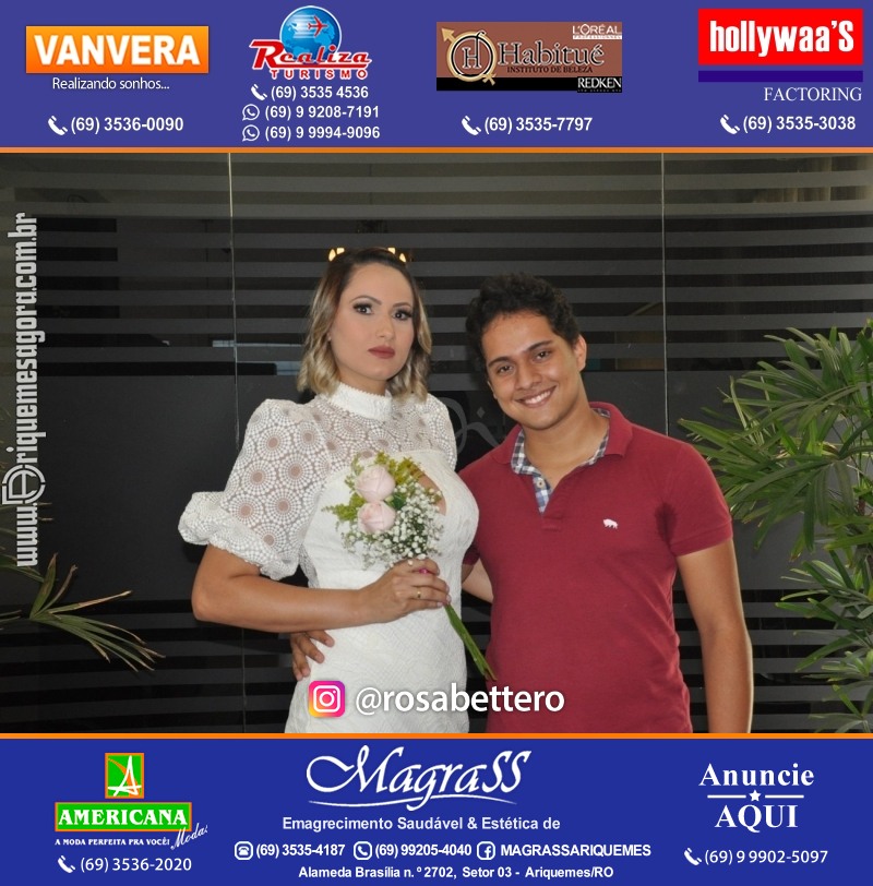 Ensaio Fotográfico & Casamento & Raquiel Maria Cappatto e Wanderson Maia